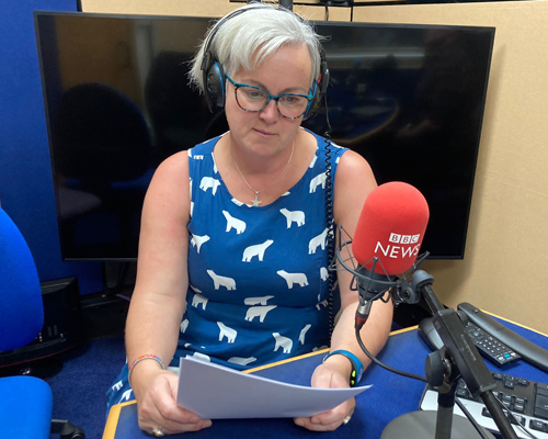 Anna Wardley records Four Thought at BBC Radio 4